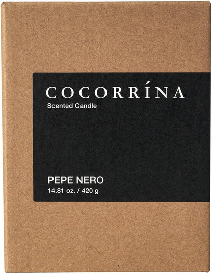 Cocorrína Candle Pepe Nero Duftkerze im Glas 420g - 46h Brenndauer