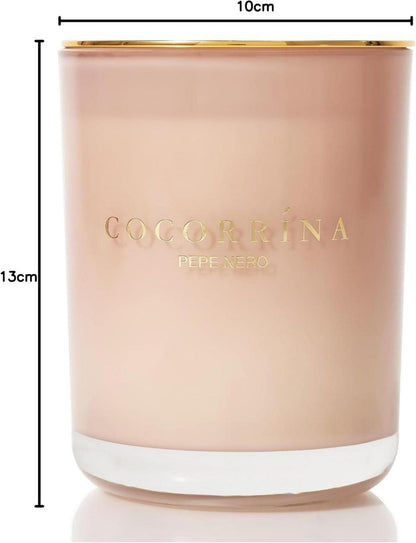 Duftkerze Cocorrína Pepe Nero 420g im Glas | 2 Dochte | Natürliches Sojawachs