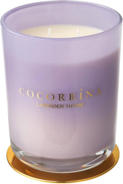 Duftkerze Lavendel-Thymian 2-Docht 46h Sojawachs 420g