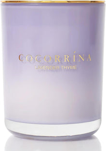 Cocorrína Lavendel-Thymian Duftkerze im Glas - 46h