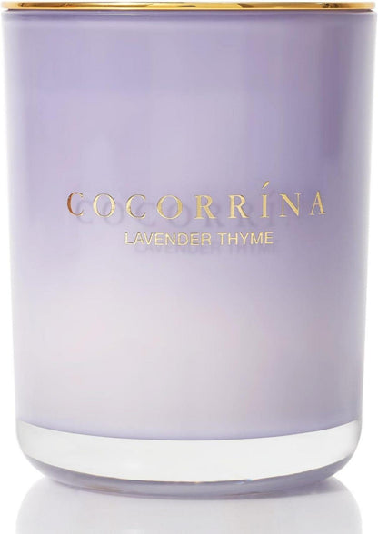 Cocorrína Lavendel-Thymian Duftkerze im Glas - 46h