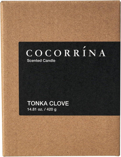 Duftkerze Cocorrína Tonka Gewürznelke im Glas 420g 2 Dochte