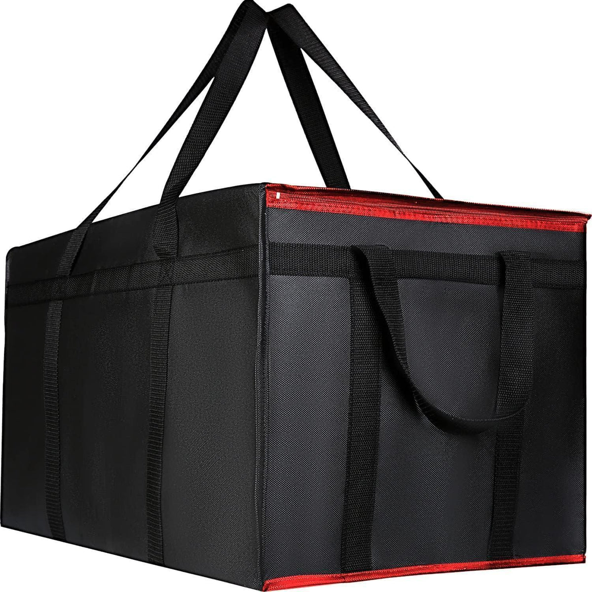 Kühltasche wiederverwendbar für Lebensmittel – Schwarz 57x35x38 cm