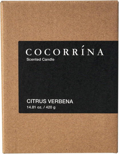Cocorrína Duftkerze im Glas Zitrus-Eisenkraut 420g 2-Docht Kerze