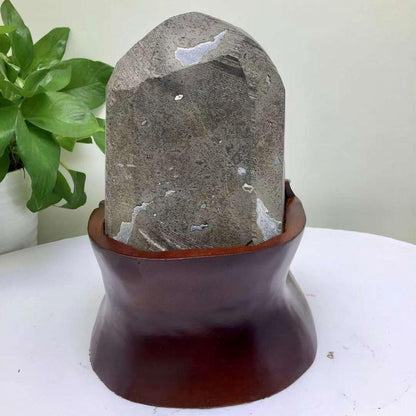 Natürliche Amethyst-Cluster-Geode Unregelmäßige Rohe Amethyst Heilkristalle 12.1