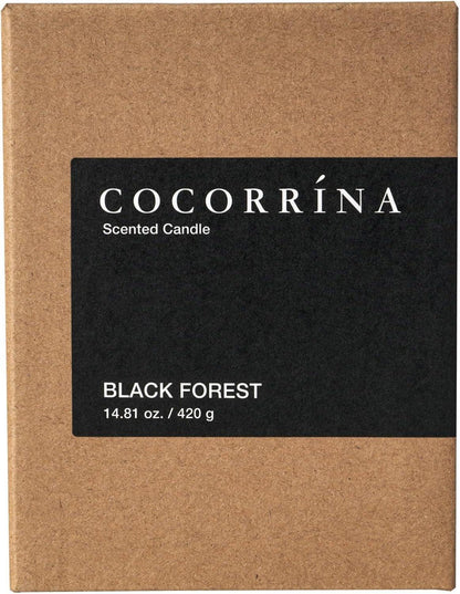 Cocorrína Candle Duftkerze im Glas Schwarzwald 420g 2 Dochte 46h Brenndauer