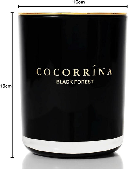 Duftkerze Cocorrína Schwarzwald 420g Soja 46h Brenndauer Weihnachten