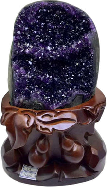 Natürliche Amethyst-Cluster-Geode Heilkristalle Edelsteine 18.7 lbs