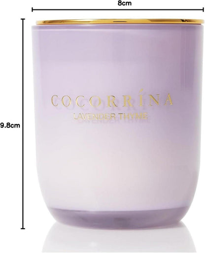 Duftkerze Lavendel-Thymian im Glas 180g Soja-Kerze 40