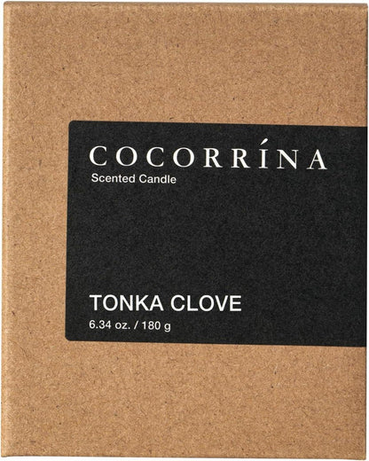 Duftkerze Tonka Gewürznelke Sojawachs natürlicher Soja-Kerze 180g
