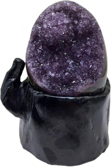 Natürliche Amethyst-Cluster-Geode, Unregelmäßige