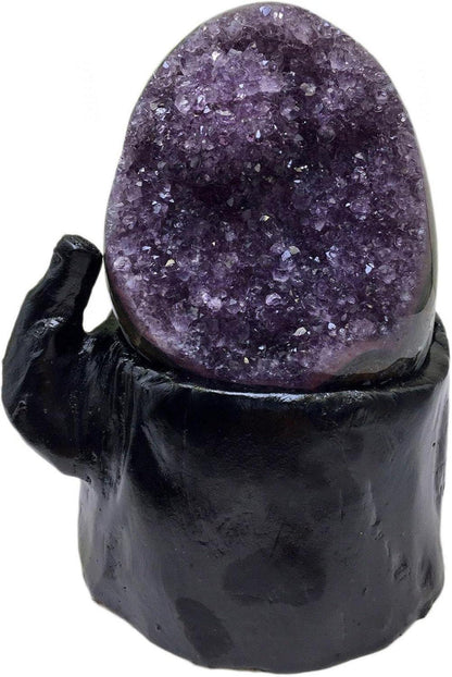 Natürliche Amethyst-Cluster-Geode, Unregelmäßige