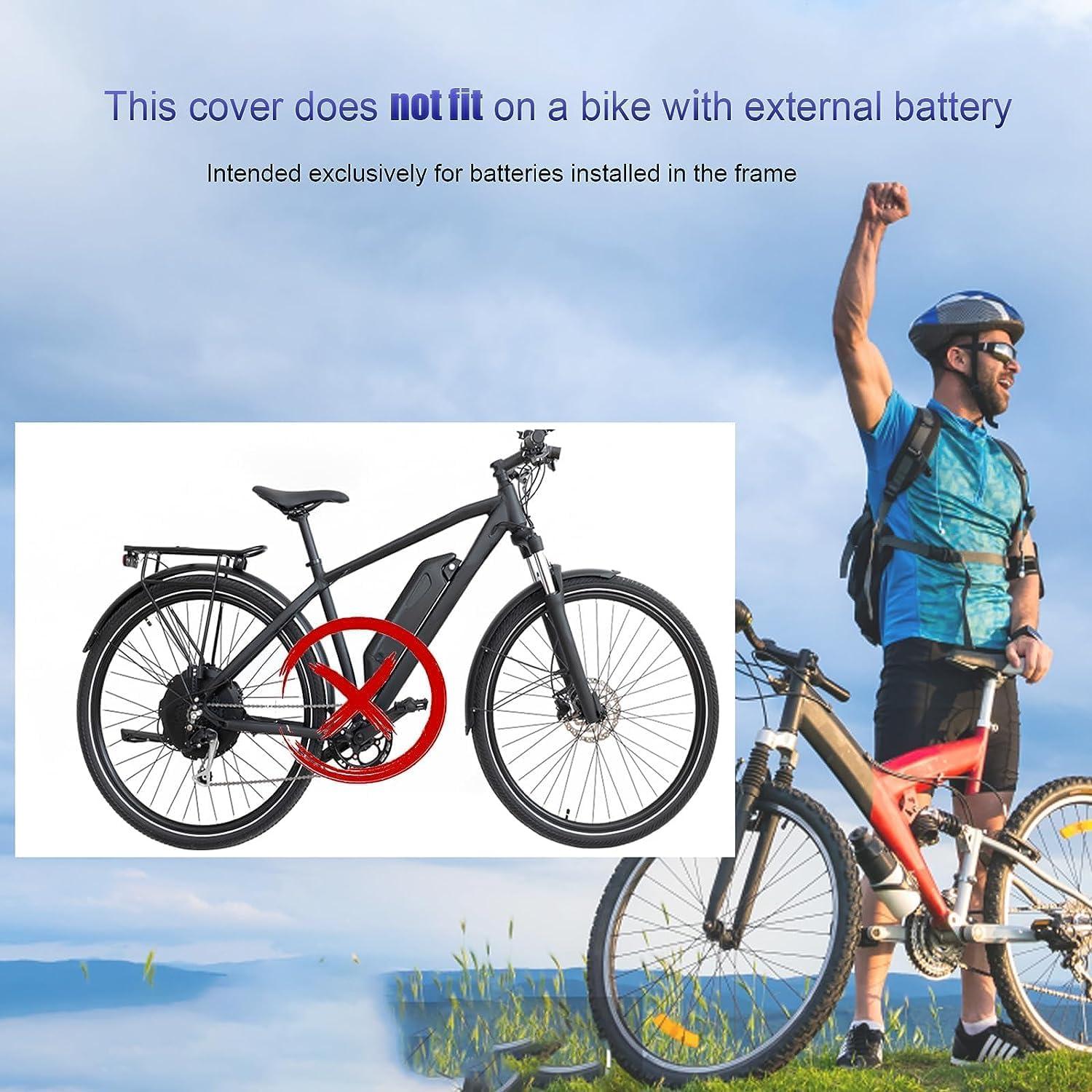 E-Bike Akku Schutzhülle Neopren Rahmenakku Fahrrad Schutz 28-35 cm