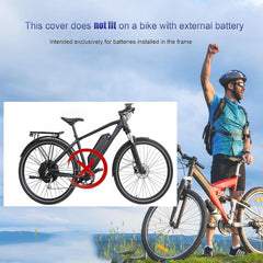 E-Bike Akku Schutzhülle Neopren Rahmenakku Fahrrad Schutz 28-35 cm