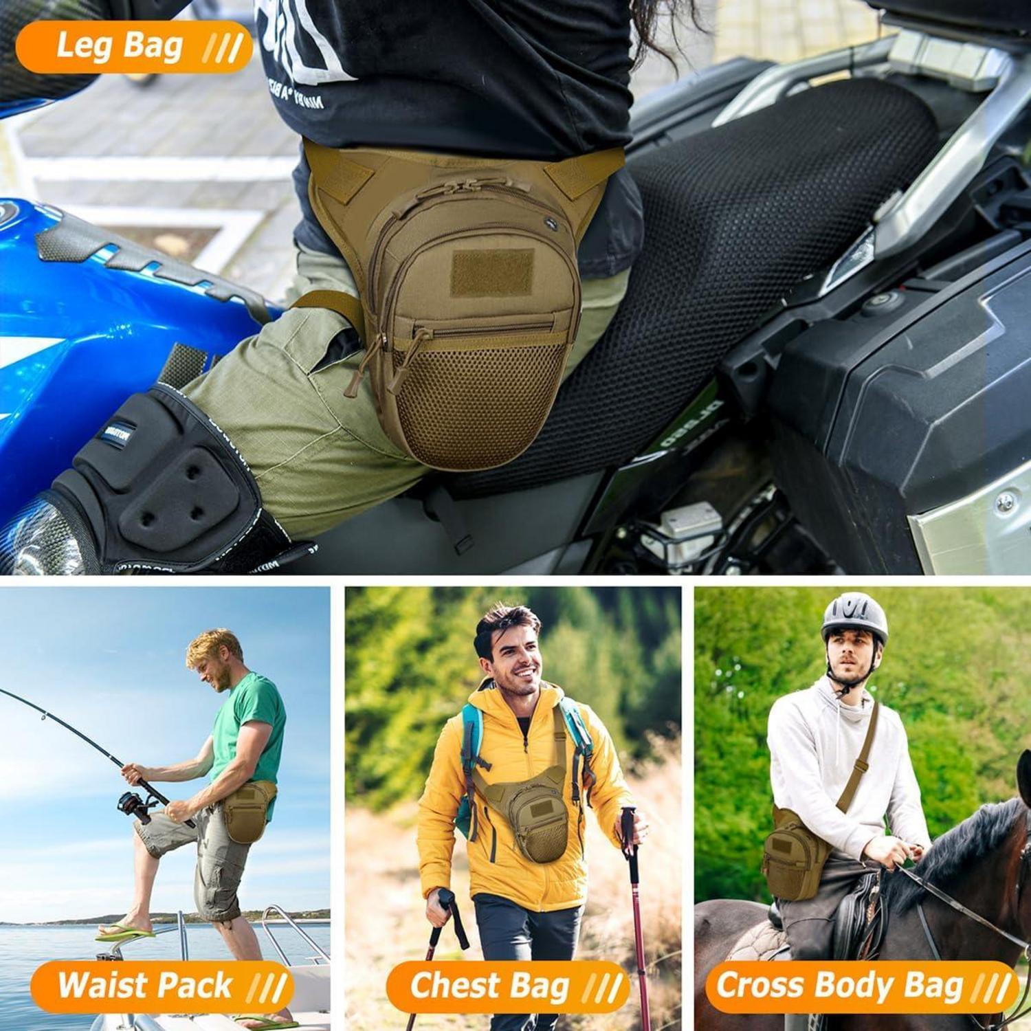 Beintasche Motorrad Militär Taktische Gürteltasche Wandern Camping