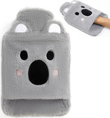 Wärmflasche mit Bezug 2 Liter Kuschelweicher Schmerzlinderung Koala