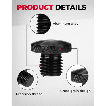 Motorrad Spiegel Blindstopfen M10 CNC Aluminium Paar