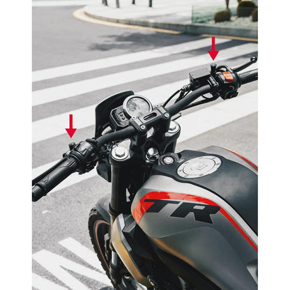 Motorrad Spiegel Blindstopfen M10 CNC Aluminium Paar