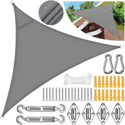 Sonnensegel Dreieckig 3x3m Sonnenschutz Balkon Wasserdicht
