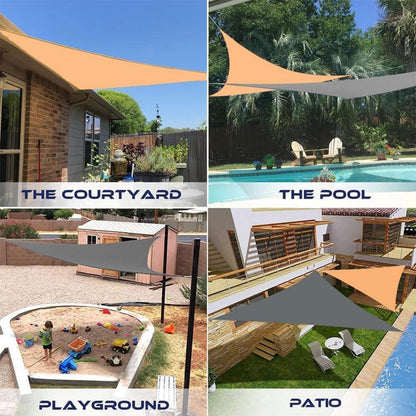 Sonnensegel Dreieckig 3x3m Sonnenschutz Balkon Wasserdicht