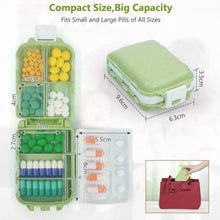 Tablettenbox 7 Tage Morgens Abends Medikamentenbox 8 Gitter