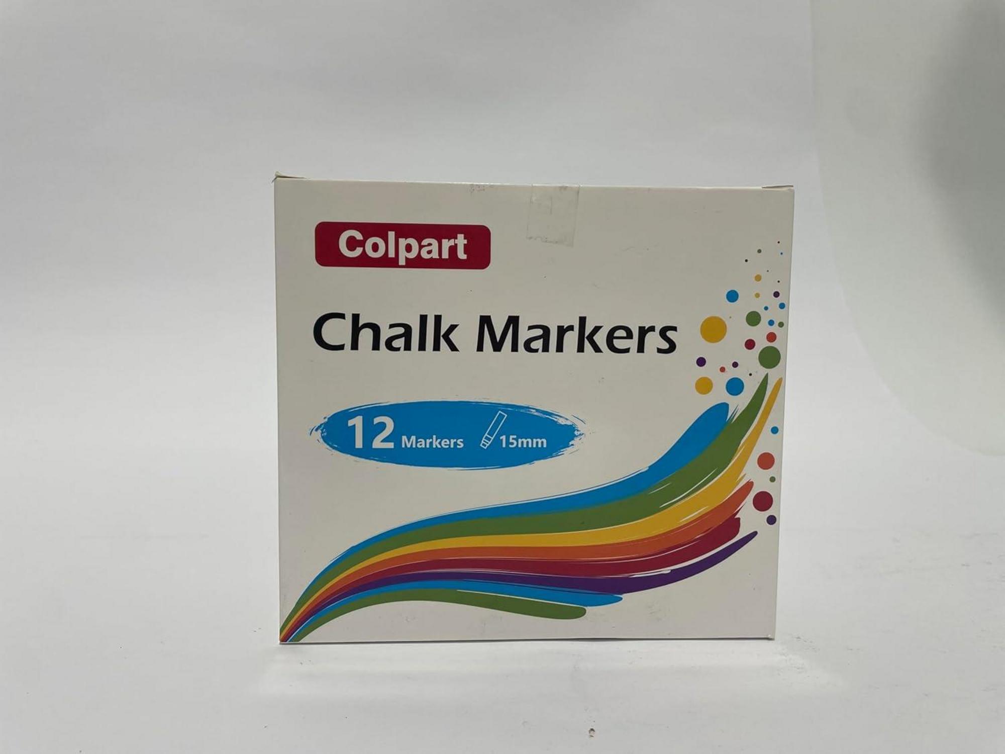 12 Farben Kreidemarker Set für Fenster Tafel Whiteboard Marker