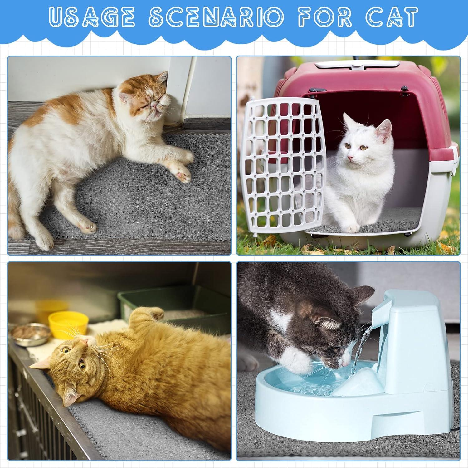 Meerschweinchen Decken waschbar wasserdicht 10er Set saugfähig grau