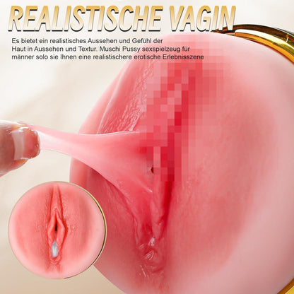 Realistischer Masturbator Taschenmuschi Groß Sex Spielzeug