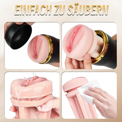 Realistische Große Taschenmuschi Masturbator für Männer 3D Vagina