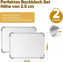 Joyfair Edelstahl Backblech