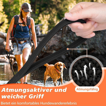 Wasserdichte Schleppleine für Hunde 10M mit abschließbarem Karabiner
