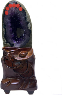 Natürlicher Amethyst-Cluster für Hexerei, Dekoration & Heilung