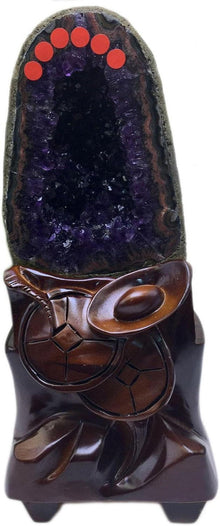 Amethystkristall Geode Heilstein Amathesis Cluster 8.38lbs