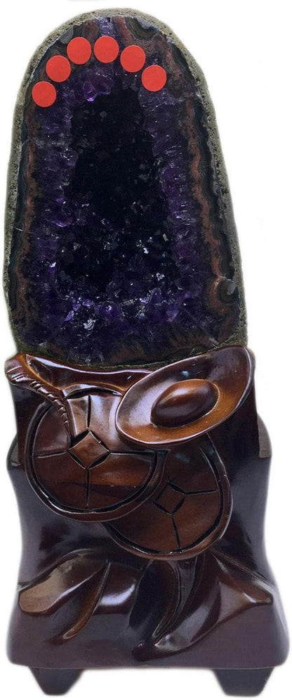 Amethystkristall Geode Heilstein Amathesis Cluster 8.38lbs