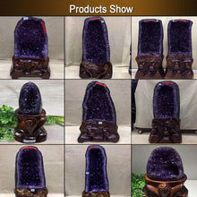 Amethyst-Cluster Geoden-Höhle Heilsteine 8.38lbs