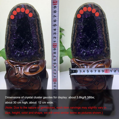 Amethystkristalle Geodenhöhle Heilsteine Natürlicher Amethyst-Quarz