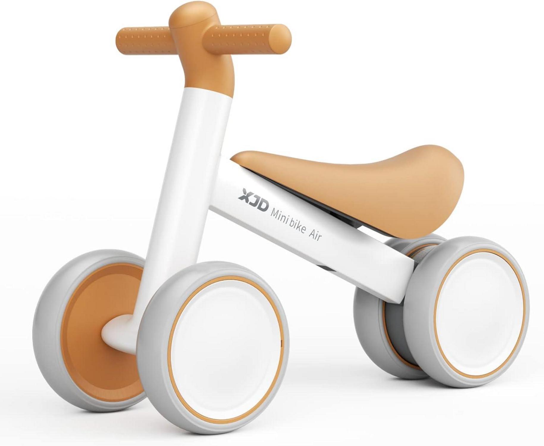 Kinder Laufrad Balance Bike ohne Pedal 10-24 Monate - Braun