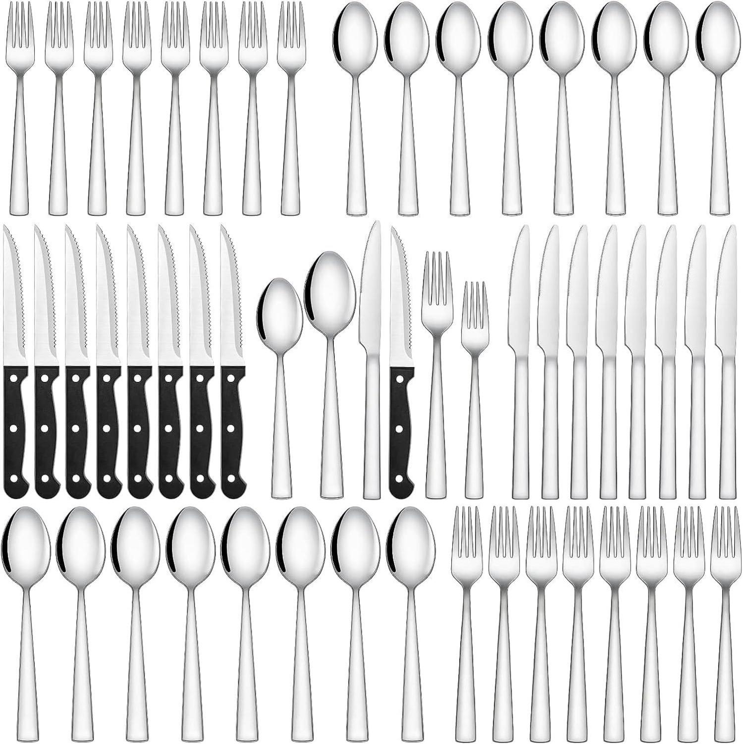72-teilig Essbesteck Set für 12 Personen Edelstahl Spiegelpoliert