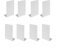 Metall-Buchstützen mit rutschfesten Gummiauflagen 20x14cm