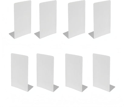 Metall-Buchstützen mit rutschfesten Gummiauflagen 20x14cm