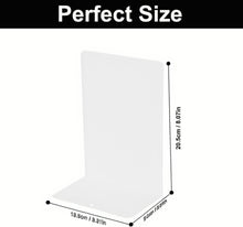 Metall-Buchstützen 20cm*14cm Weiße mit rutschfesten