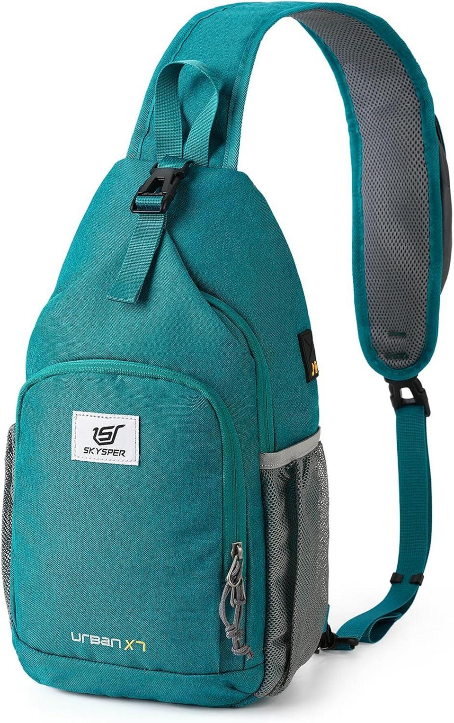 SKYSPER Leichte Outdoor Brusttasche Herren Crossbody Pack