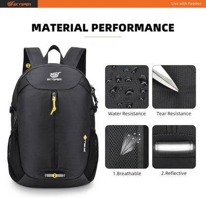 Ultraleichter Faltbarer Rucksack 20L Wasserfest Tagesrucksack Wandern Reisen