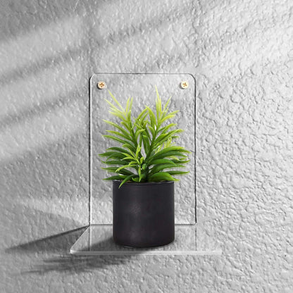 Buchständer Acryl Transparente Buchstützen Rutschfest Schreibtisch 18cm×12cm 6er