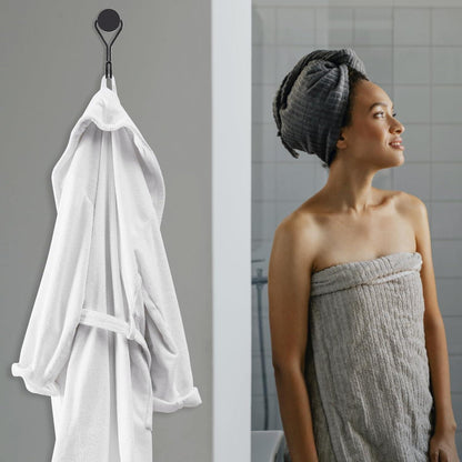 MOGADEE® Magnethaken 6er Set Schwarz Extra Stark Küche Schlafzimmer Büro