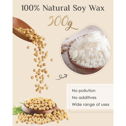 Kerzen selber machen Set mit Sojawachs und Duftölen