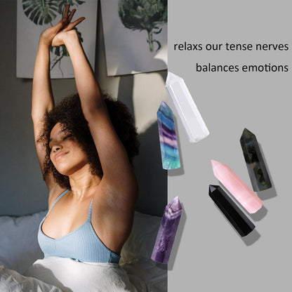Roter Turmalin Heilkristall Stab 5cm für Meditation & Energiearbeit