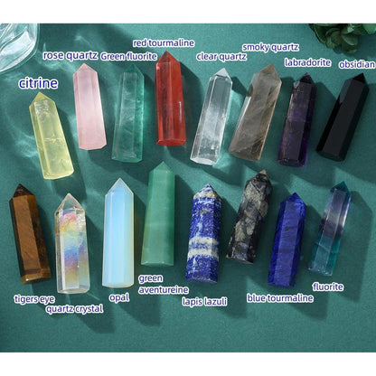 Roter Turmalin Heilkristall Stab 5cm für Meditation & Energiearbeit
