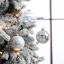 Victors Weihnachtskugeln 12 Stück 8cm Transparent