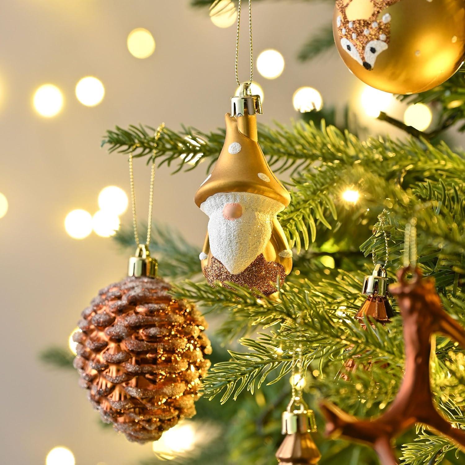 Valery Madelyn Weihnachtskugeln Set 40-teilig Bronze